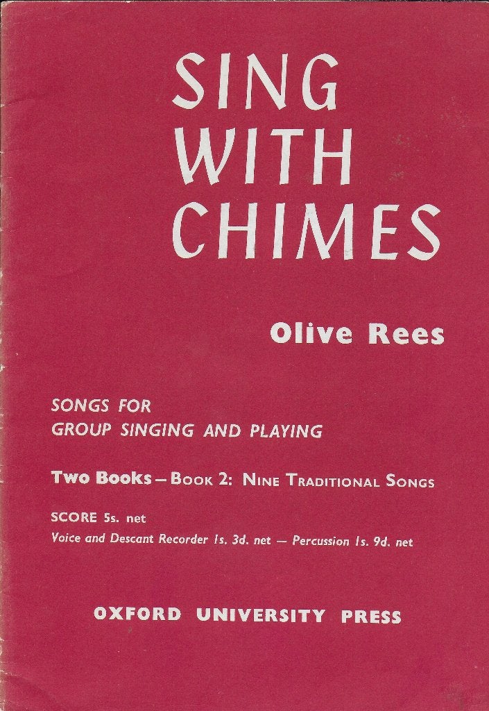 Bo423 bladmuziek - sing with chimes, Ophalen of Verzenden, Artiest of Componist, Klassiek, Blokfluit