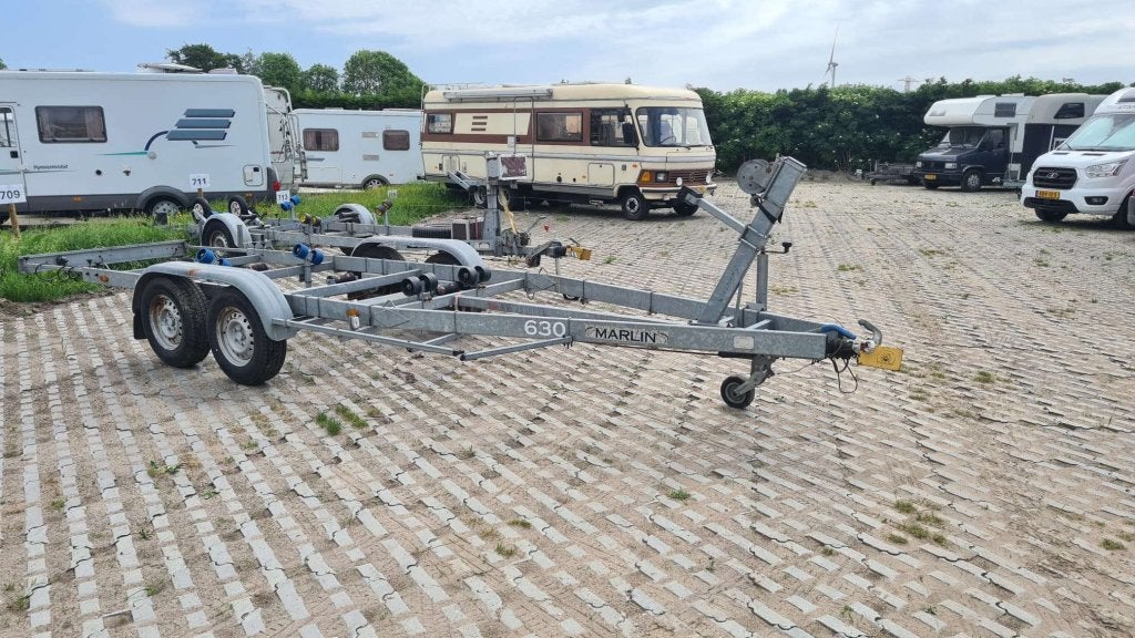 Marlin Tandemasser boottrailer sloep trailer kenteken 2000KG, Gebruikt, 1500 tot 3000 kg, Sloepentrailer, 6 tot 9 meter