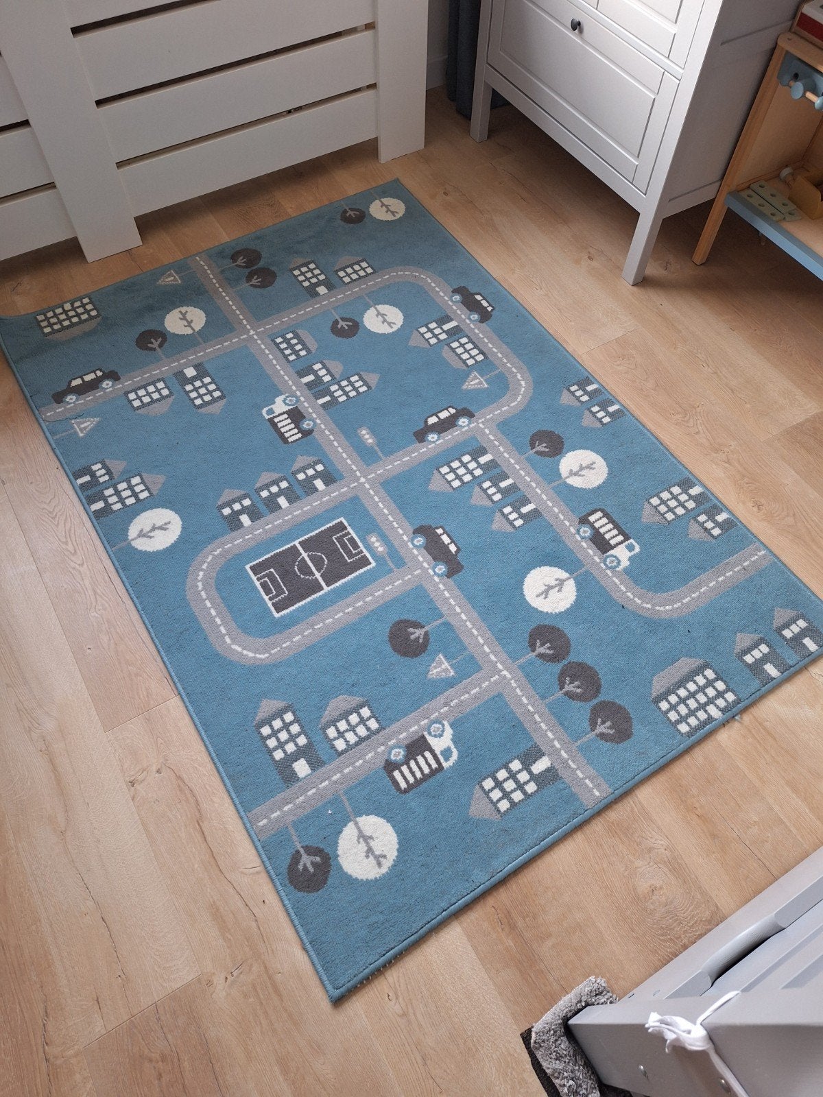 Blauw kleed NIEUW -  80x150 cm, Blauw, Ophalen, Nieuw, Kleed of Kussen