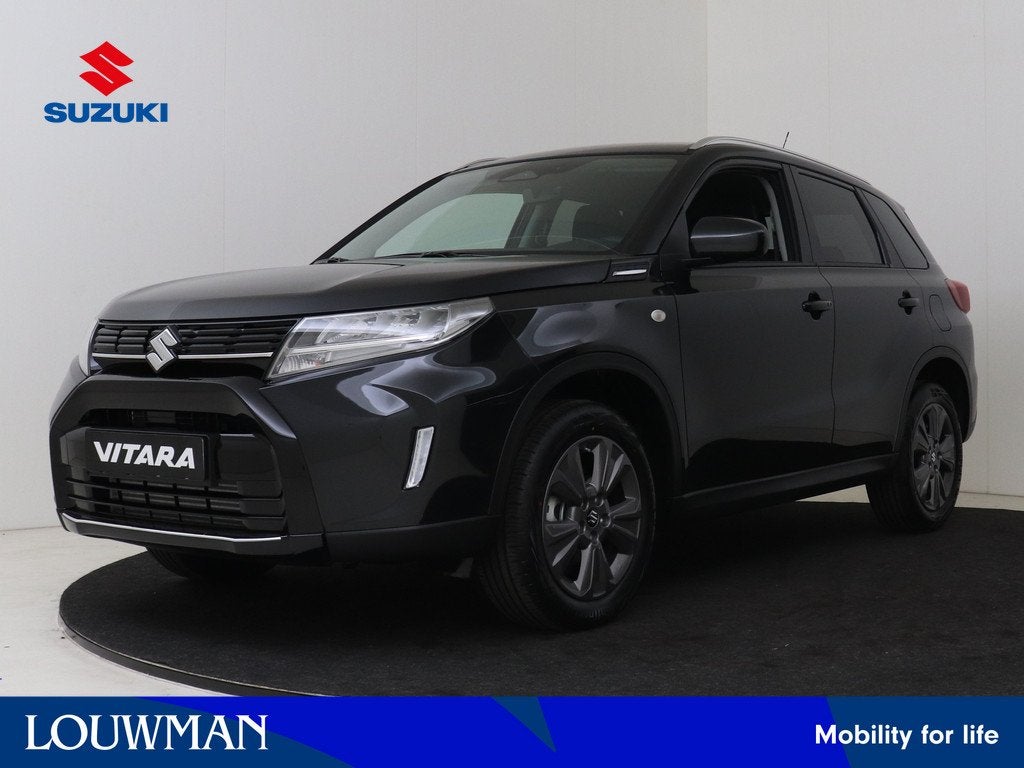 Suzuki Vitara 1.4 Boosterjet Smart Hybrid Select | Privacy G, Voorwielaandrijving, 12 maanden, Stof, Zwart