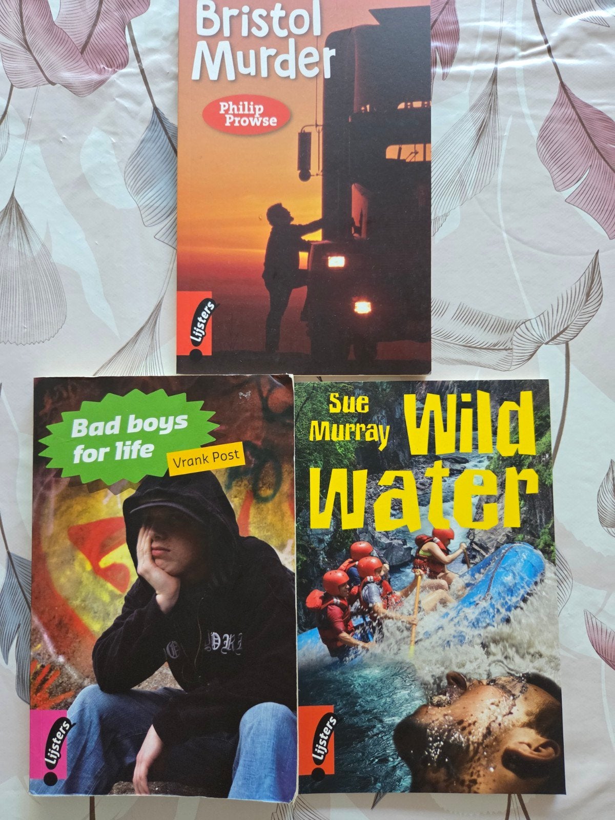 3 lijster boeken voor jongeren: Bristol Murder, Bad Boys, Wi, Ophalen of Verzenden, Gelezen, Philip Prowse, Vrank Post, Sue Murray