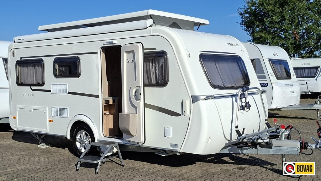 Eriba Feeling 425 incl. Mover en Thule Lfl., Standaardzit, Schokbreker, Bedrijf, 750 - 1000 kg