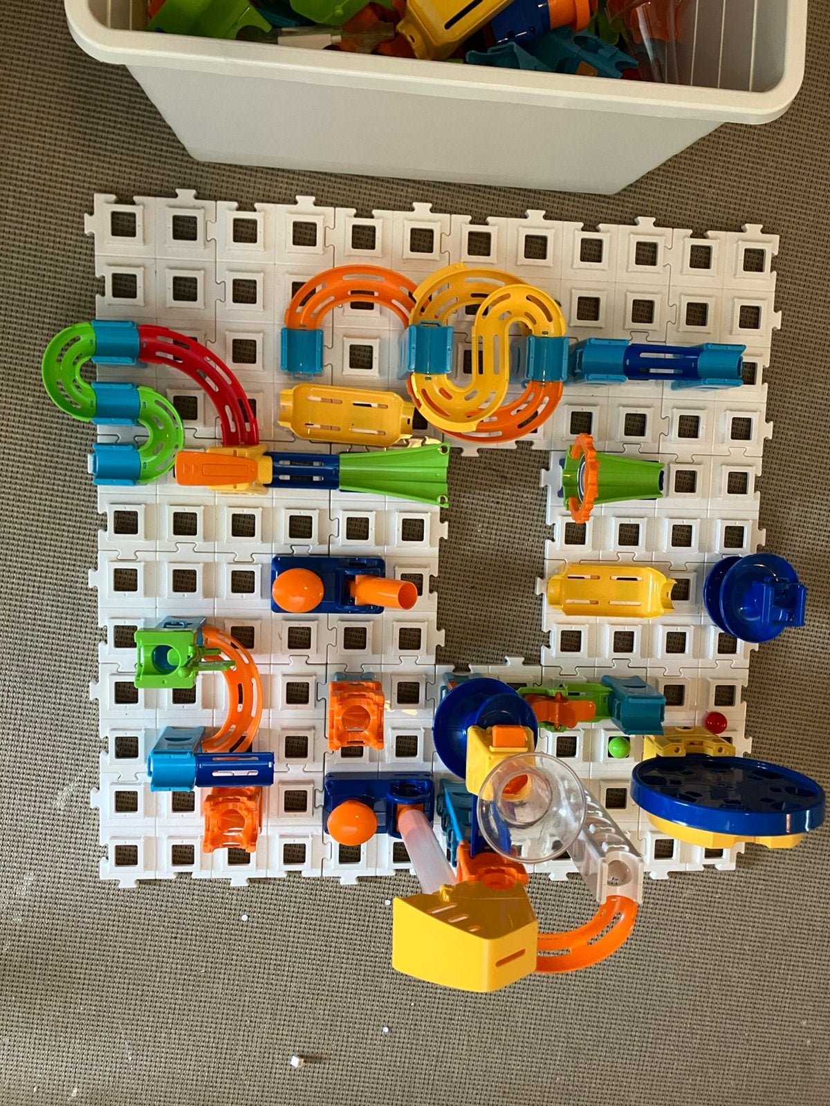 Vtech o.a. Marble Rush Rocket set grote bak, Ophalen, Gebruikt