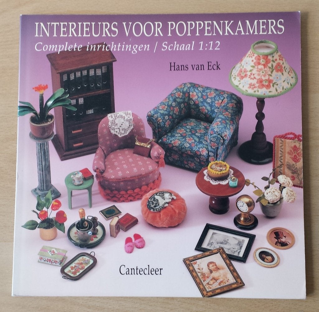 Interieurs voor Poppenkamers - Hans van Eck - 1992, Verzamelen, Gebruikt, Overige typen, Ophalen of Verzenden, Nvt