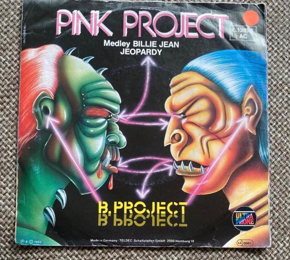 Vinyl Singeltje Pink Project Billie Jean Jeopardy, Cd's en Dvd's, Vinyl Singles, Ophalen of Verzenden, Zo goed als nieuw, Pop