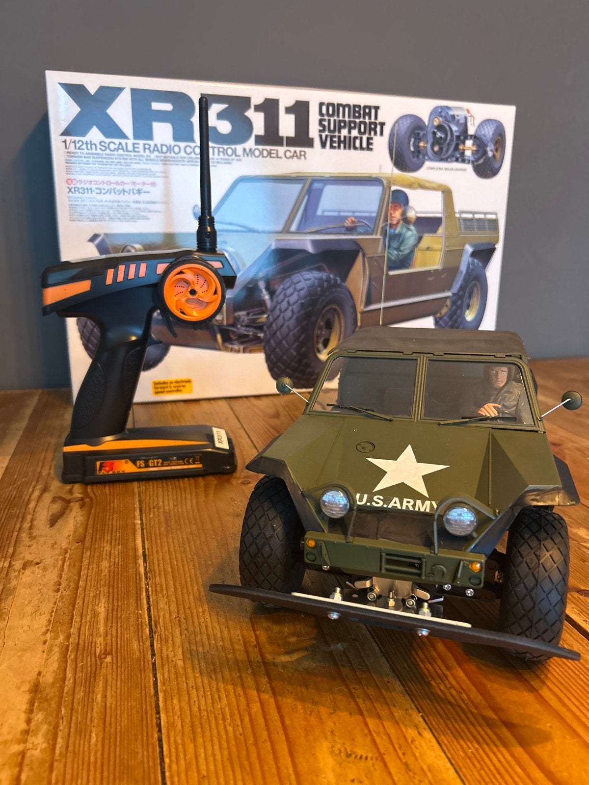 Tamiya XR311 Combat Support Vehicle RC Auto, Elektro, Auto offroad, Ophalen of Verzenden, Zo goed als nieuw