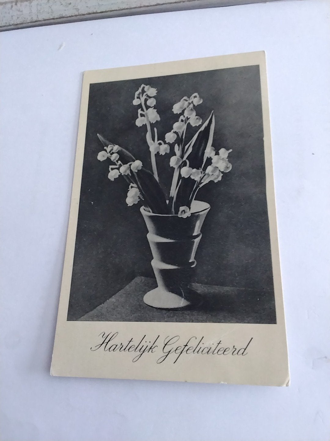 Oude ansichtkaart: Lelietjes-van-dalen, Ophalen of Verzenden, 1940 tot 1960, Gelopen
