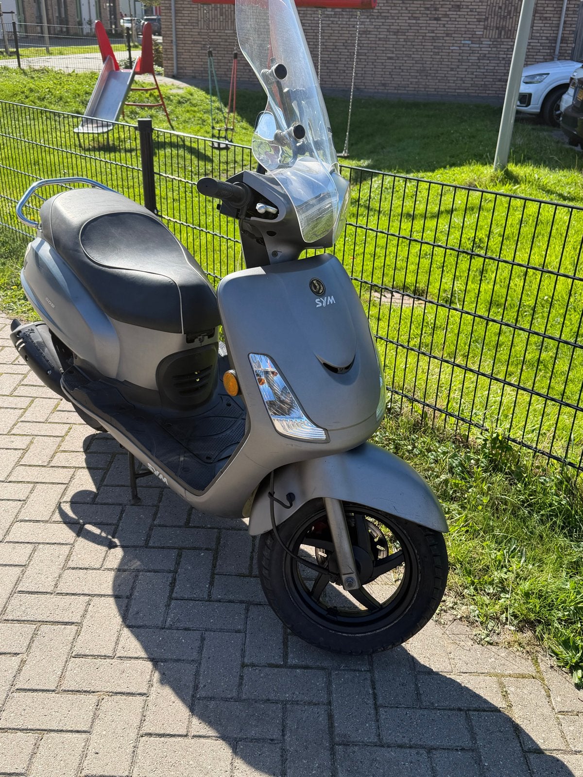 Sym Fiddle 2 uit 2013 - Onbegrensd (60 op teller), Ophalen, Gebruikt, Maximaal 45 km/u, Benzine