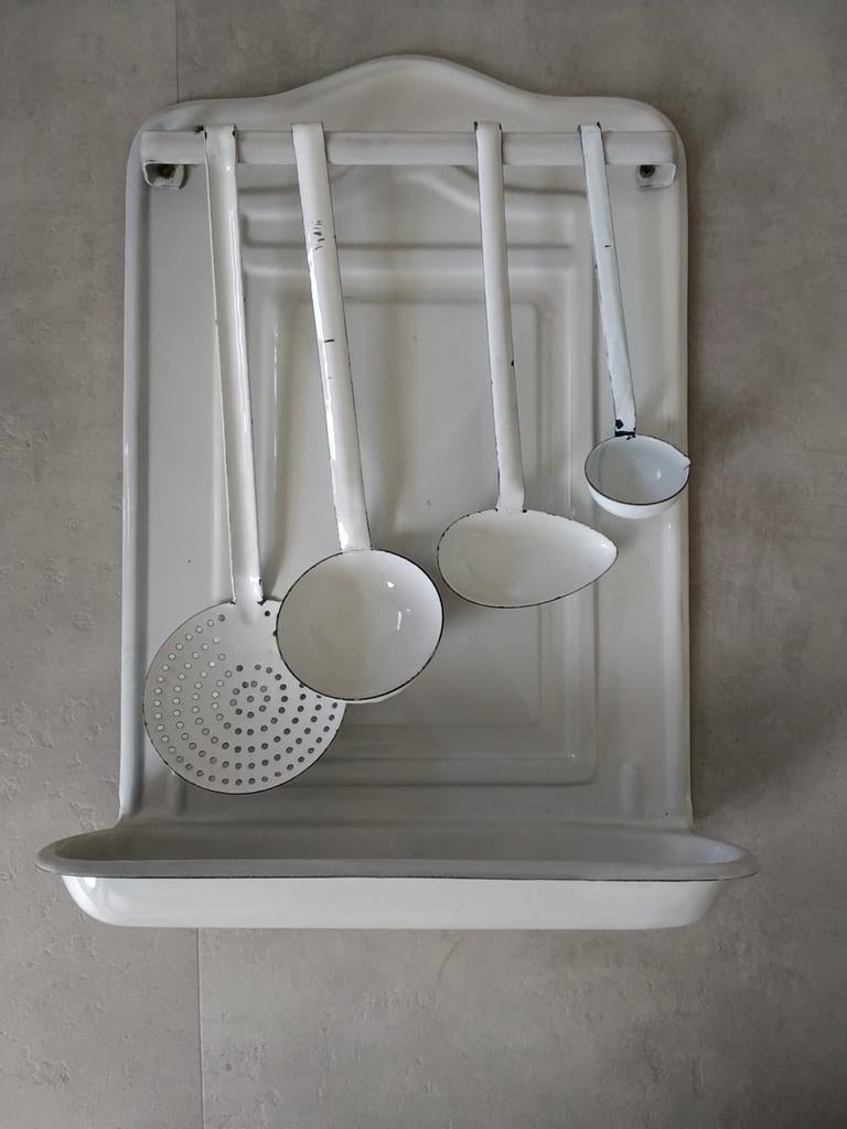 Emaille keukengerei vintage, Ophalen of Verzenden