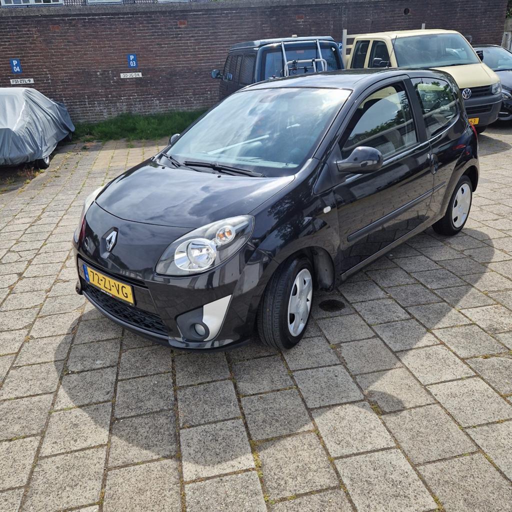 Renault Twingo 1.1 2008 Zwart, Auto's, Voorwielaandrijving, Twingo, 31 €/maand, 4 cilinders