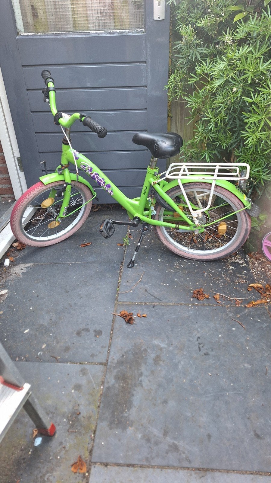 Alpina kinderfiets 18 inch - Groen, Fietsen en Brommers, Fietsen | Kinderfietsjes, Ophalen, Gebruikt, 16 tot 20 inch, Alpina