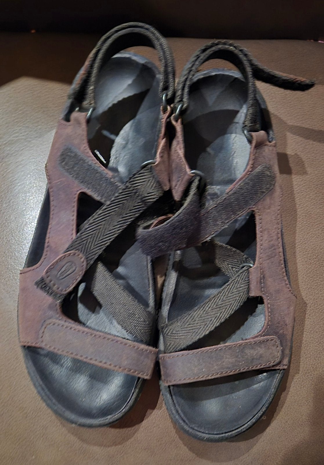 Comfortabele bruine sandalen, maat 41, Wolky, Bruin, Gedragen, Sandalen of Muiltjes
