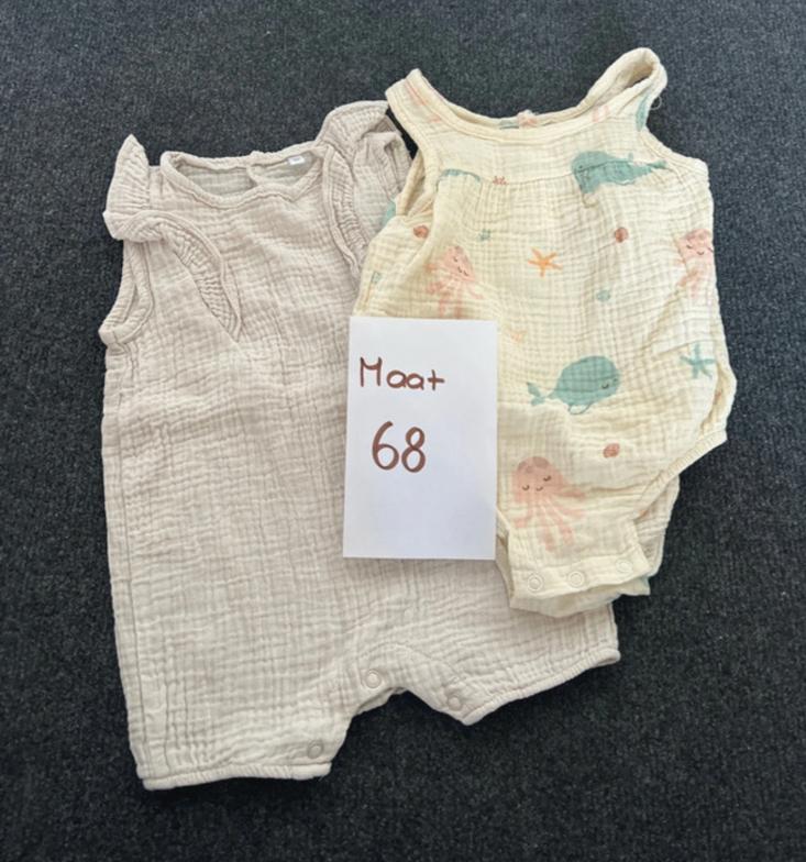 Leuke babykleding setjes maat 68, Ophalen of Verzenden, Zo goed als nieuw, Jongetje of Meisje
