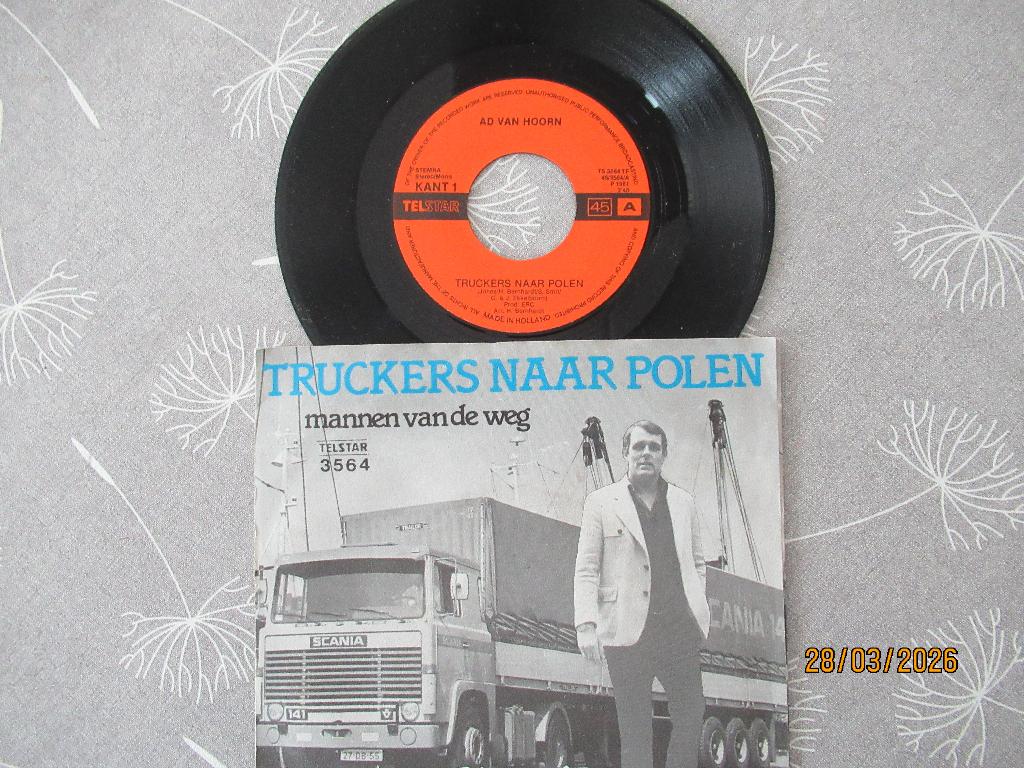Ad van Hoorn   Truckers naar Polen, 7 inch, Single, Ophalen of Verzenden, Zo goed als nieuw