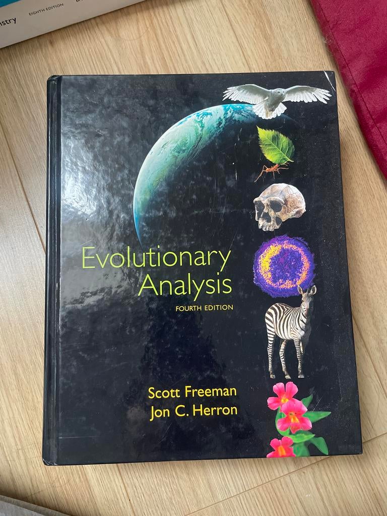 Evolutionary Analysis - Universiteitsbiologieboek, Boeken, Ophalen, Gelezen, Natuurwetenschap