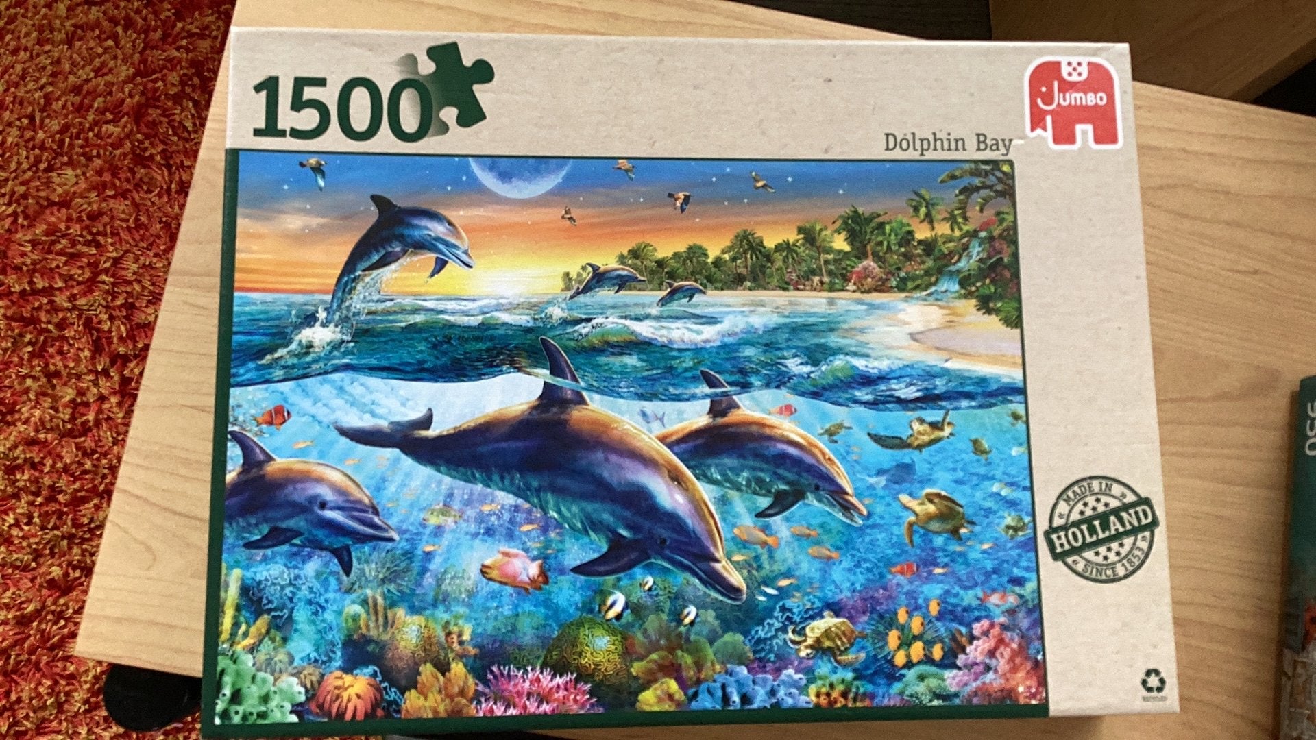 Jumbo Puzzels. 4 Stuks ., Ophalen, 500 t/m 1500 stukjes, Gebruikt