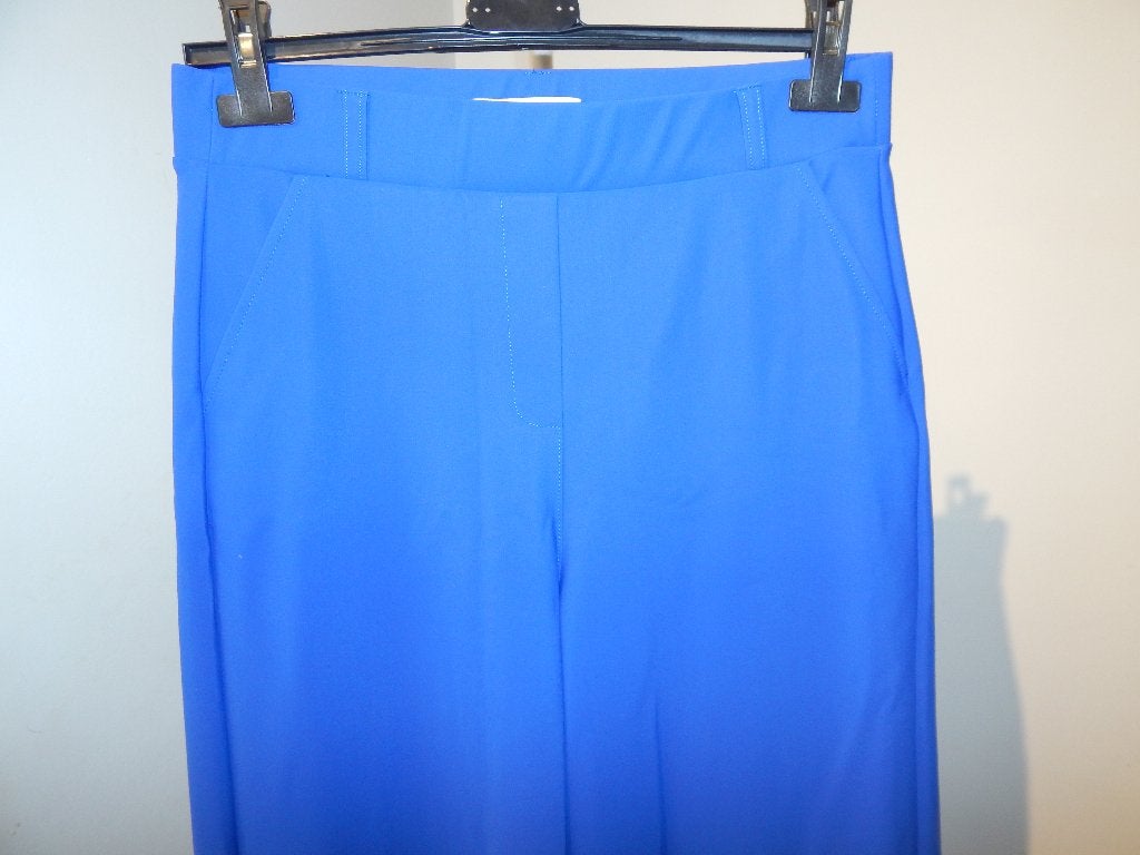 Studio Anneloes dikkere travel stof broek vorstelijk blauwSM, Studio Anneloes, Zo goed als nieuw, Maat 36 (S), Lang