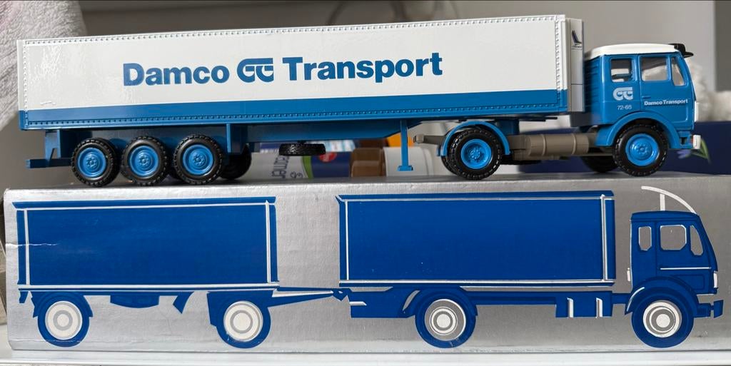 Falcon modeltruck Damco Transport, Hobby en Vrije tijd, Overige merken, 1:50 of kleiner, Nieuw, Ophalen of Verzenden