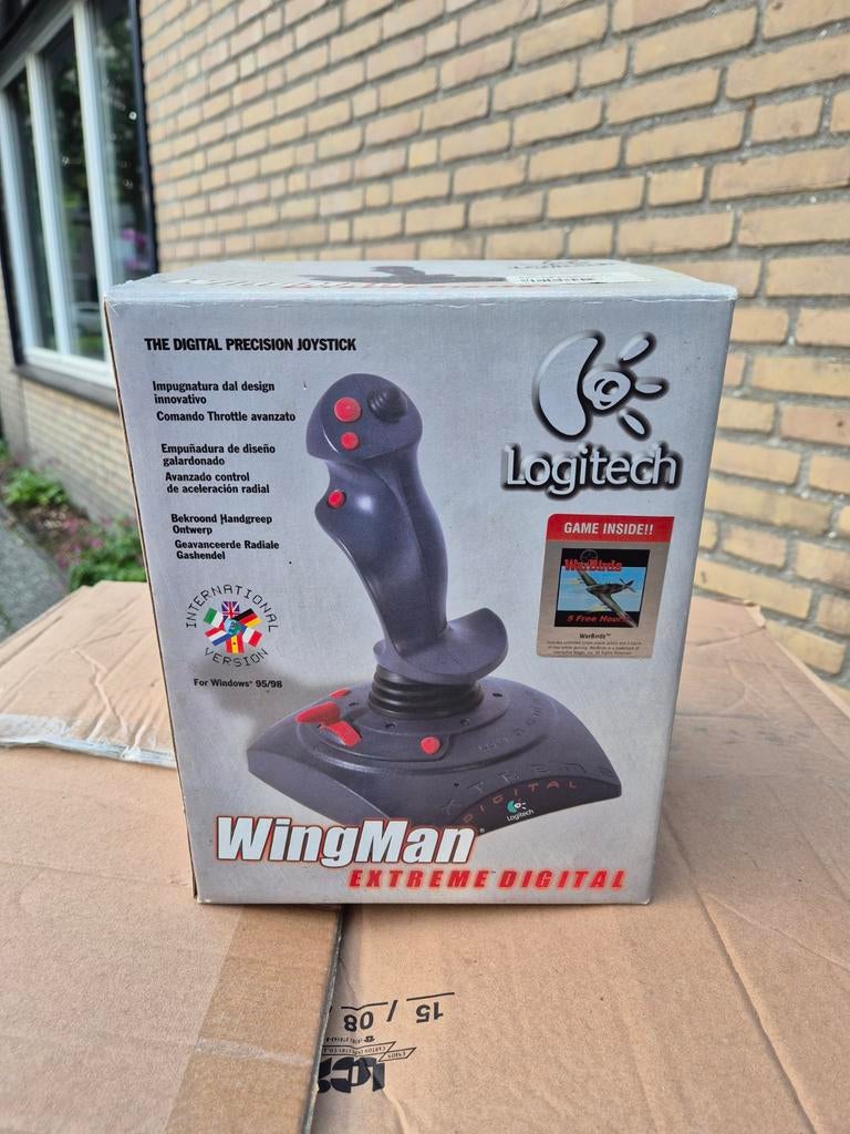 Logitech WingMan Extreme Digital Joystick voor PC, Computers en Software, Joysticks, Nieuw, Ophalen of Verzenden