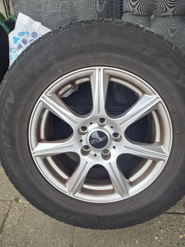 Oxxo velgen met winterbanden., Ophalen, Overige, 16 inch, Banden en Velgen
