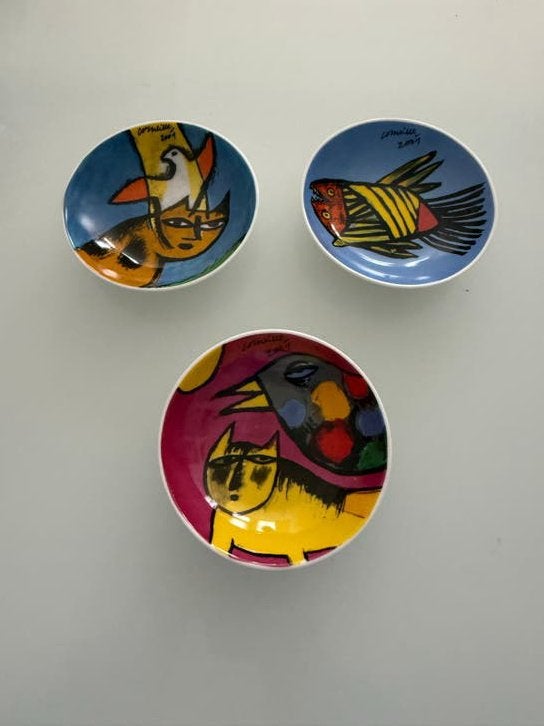 corneille 2007 decoratieve borden (set van 3), Antiek en Kunst, Ophalen of Verzenden