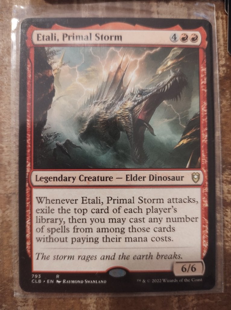 Etali Primal storm commander deck, Hobby en Vrije tijd, Verzamelkaartspellen | Magic the Gathering, Zo goed als nieuw, Speeldeck