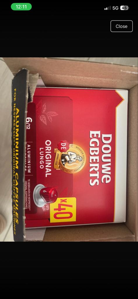 200 kapsules Douwe Egberts Lungo Compatibele Cups x40, Ophalen of Verzenden, Zo goed als nieuw, Overige genres, 1 bandje