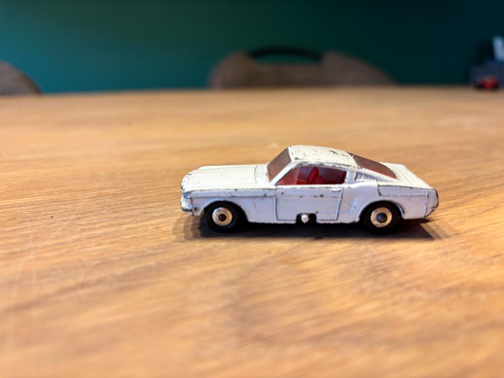 Vintage Matchbox Series No.8 Mustang Speelgoedauto, Ophalen of Verzenden, Gebruikt