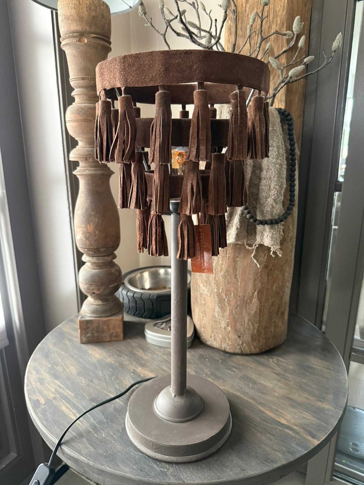 Stoere tafellamp Fleury (aura peeperkorn), Ophalen, Overige materialen, Overige merken, 55 cm