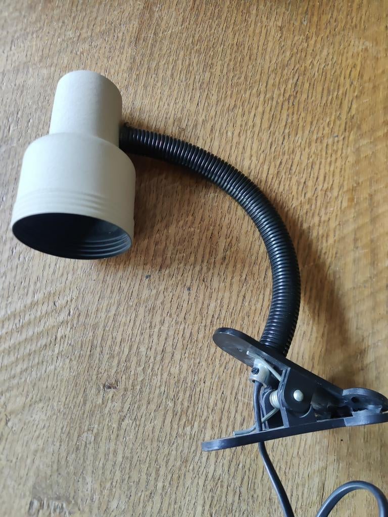 Vintage Klemlamp - Flexibele Bureaulamp/Leeslamp, Ophalen of Verzenden