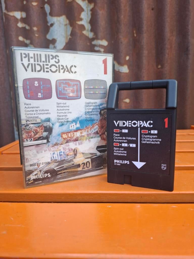 Philips videopac  race  f1 game, Ophalen of Verzenden, Minder dan 150 ampère, Overige typen