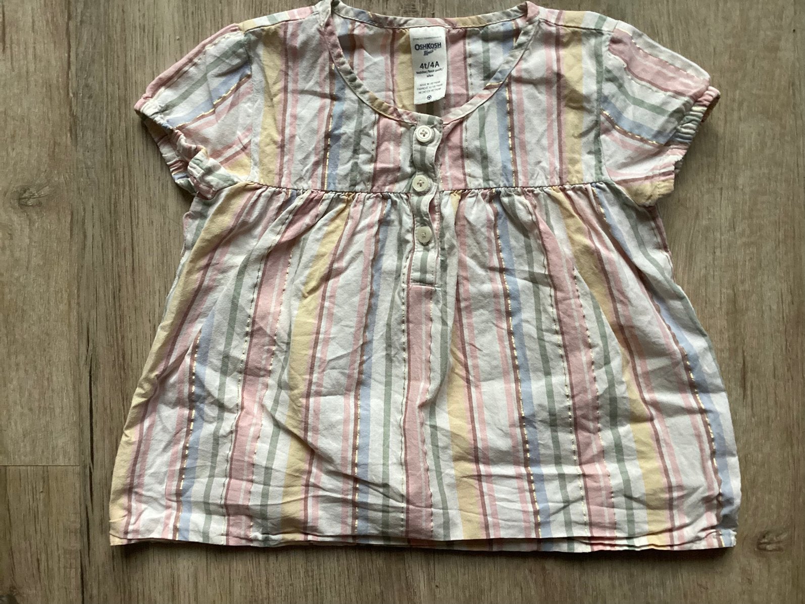 Oshkosh tuniekje (92), Ophalen of Verzenden, Gebruikt, Meisje, Overhemd of Blouse