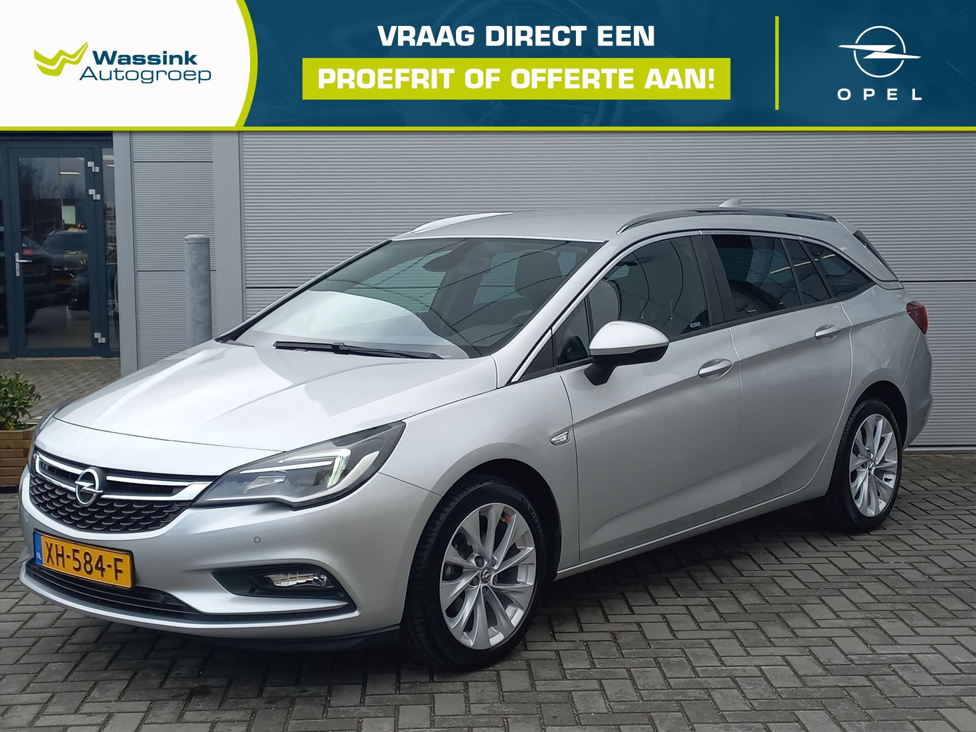 Opel Astra Sports Tourer 1.4T 150pk Business+ | Climate cont, Voorwielaandrijving, Stof, Gebruikt, 4 cilinders