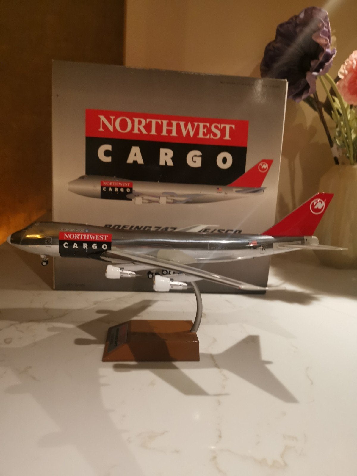 Northwest Cargo B747-251F/SCD B Models B-NW-747-001P N618US, Overige merken, 1:200 of kleiner, Nieuw, Ophalen of Verzenden