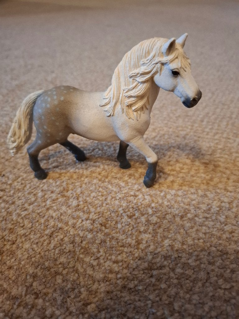 Andalusier hengst Schleich, Ophalen of Verzenden, Zo goed als nieuw, Paard, Beeldje of Figuurtje