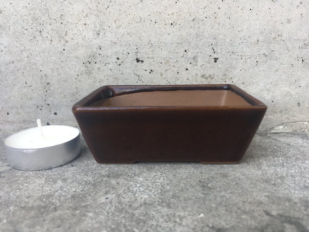 Mame bonsai schaal pot 9x7x3,5cm *****, Ophalen of Verzenden, Zo goed als nieuw, Overige vormen, Aardewerk