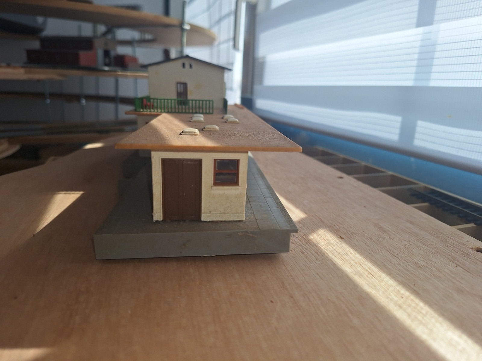 Groot station voor HO spoorbaan - modelbouw, Ophalen of Verzenden, Gebruikt, Brug, Tunnel of Gebouw