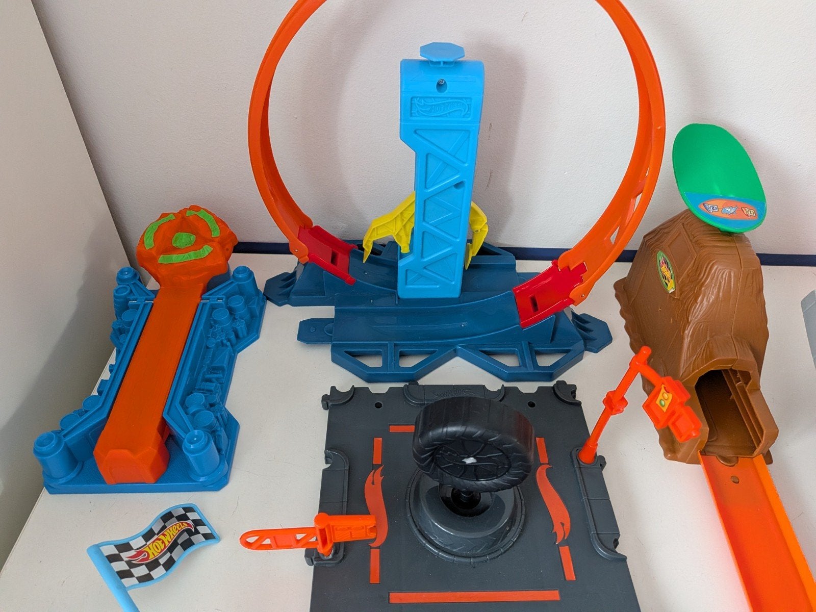 Hot Wheels racebanen en onderdelen, Ophalen, Hot Wheels, Handmatig, Met looping