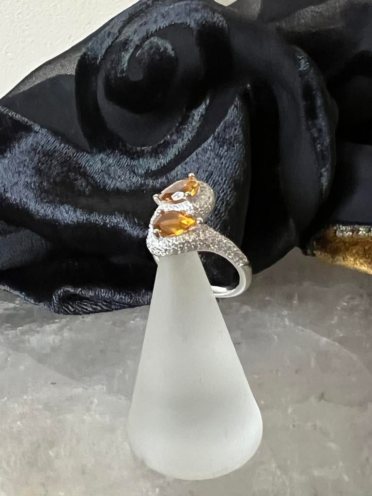 Citrien Madeira topaas geluk welvaart succes voorspoed magie, Geel, Nieuw, Ophalen of Verzenden, 17 tot 18