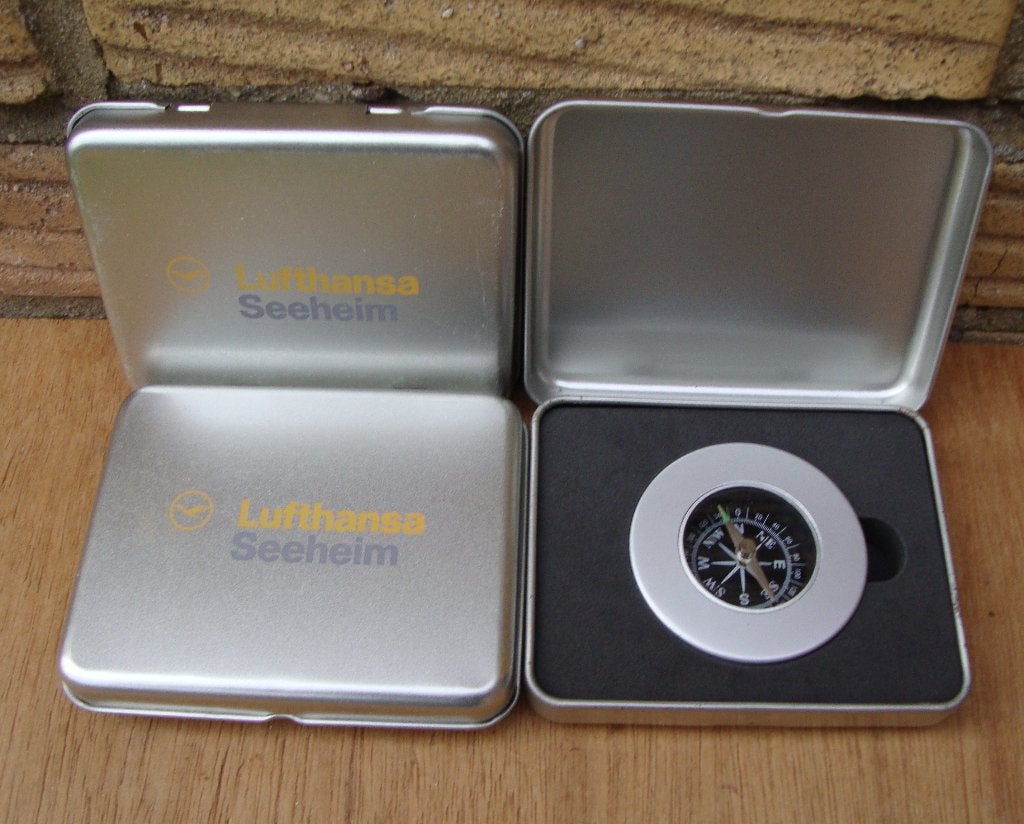 Lufthansa Seeheim Kompas in cadeauverpakking - Nieuw, Ophalen of Verzenden, Nieuw, Navigatie of Gps