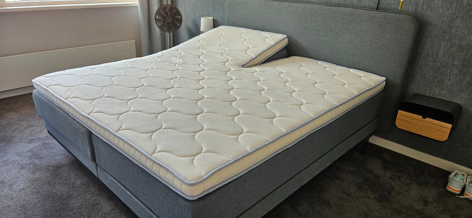 Split Topper Gazella Breeze I (Swiss Sense), Ophalen, Zo goed als nieuw, Tweepersoons, 180 cm