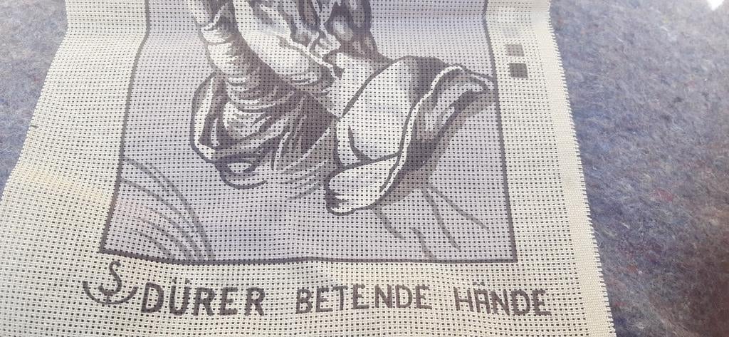 Nieuw Stramien "Biddende Handen" om zelf te borduren, Ophalen of Verzenden, Nieuw, Handborduren, Patroon