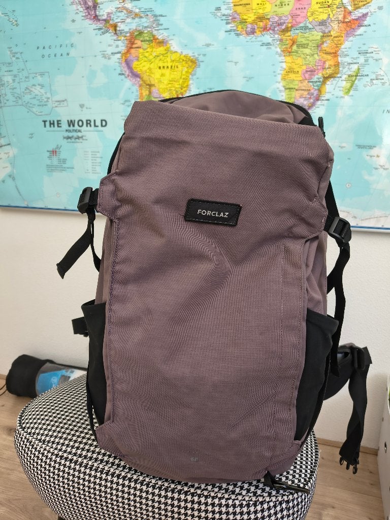 Forclaz backpack Travel 900 60 +6, 25 tot 40 cm, Ophalen of Verzenden, Zo goed als nieuw, Waterdicht