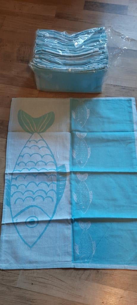 20 stuks theedoeken, Ophalen, Nieuw, Grijs, Theedoek of Handdoek