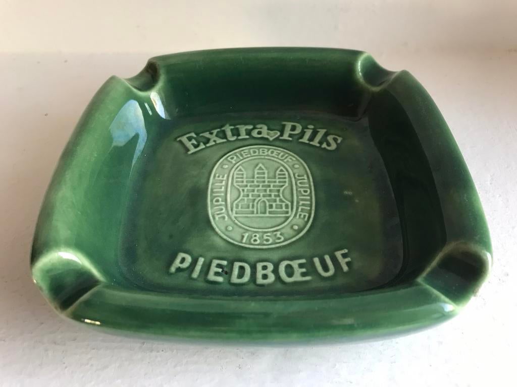 Asbak Extra Pils Piedboeuf Villeroy & Boch Luxembourg, Ophalen of Verzenden, Gebruikt, Asbak