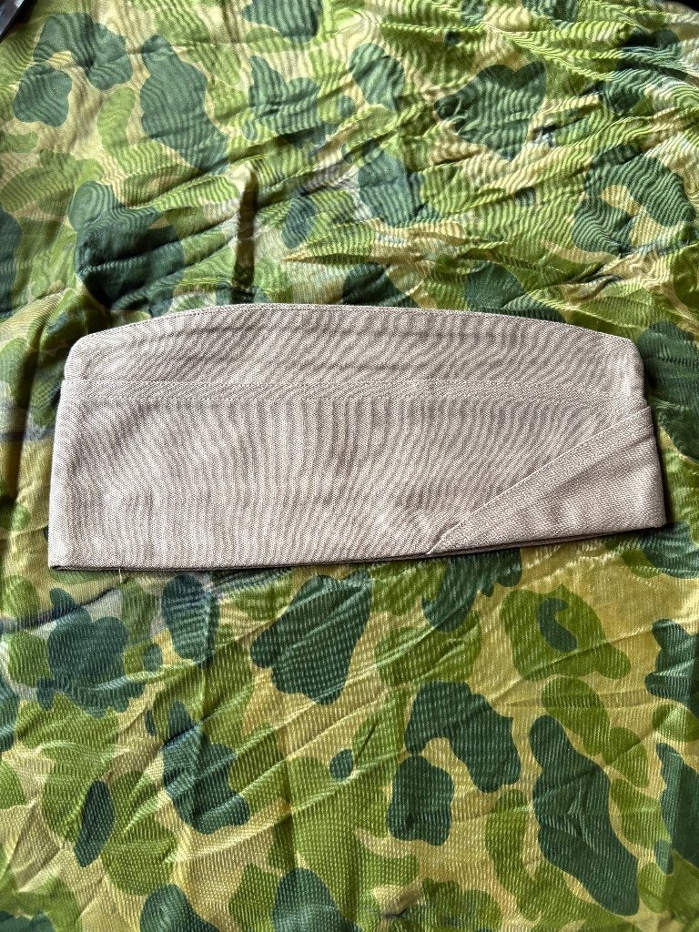 Tweede wereldoorlog US khaki garrison cap (1), Ophalen of Verzenden, Landmacht, Amerika, Helm of Baret