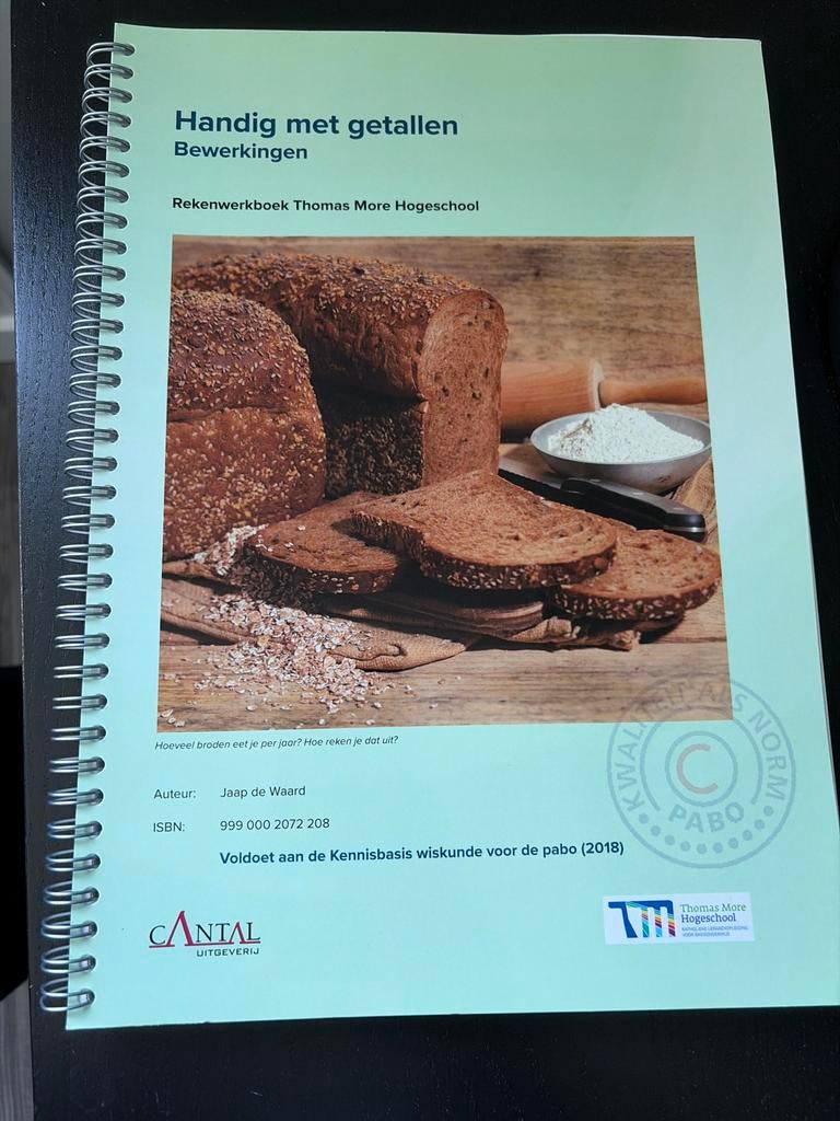 Rekenwerkboek Thomas More Hogeschool - Handig met getallen, Boeken, Ophalen of Verzenden, Beta, Zo goed als nieuw, HBO
