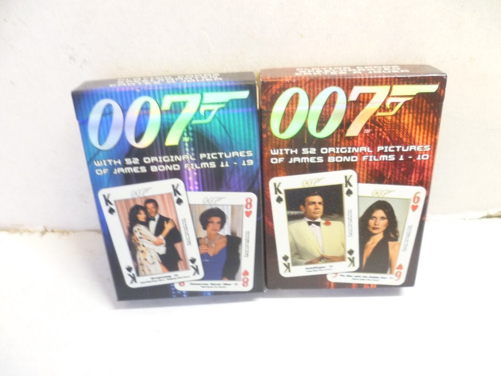 James Bond 007 2 doosjes met 52 speelkaarten ongebruikt film, Verzamelen, Ophalen of Verzenden, Nieuw, Film, Gebruiksvoorwerp
