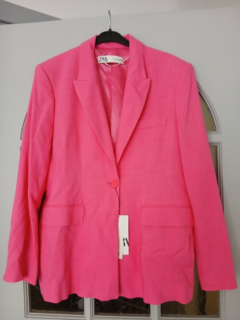 Rose Blazer Maat L Zara Nieuw, Ophalen of Verzenden, Nieuw, Maat 38/40 (M), Roze