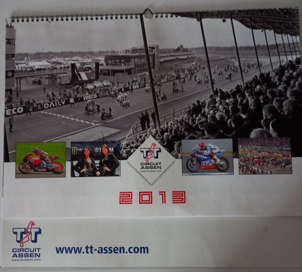 TT kalender 2013, Verzamelen, Ophalen of Verzenden, Zo goed als nieuw, Motoren